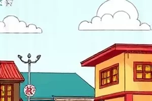 悬疑漫画《空白剧本》封面，空白稿纸上的铅笔轮廓