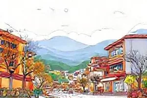 都市剧《长夜列车》封面，深夜车厢窗外流动的城市灯影