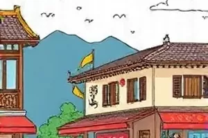 文艺剧《旧城胶片》封面，老式放映机与飞尘光柱